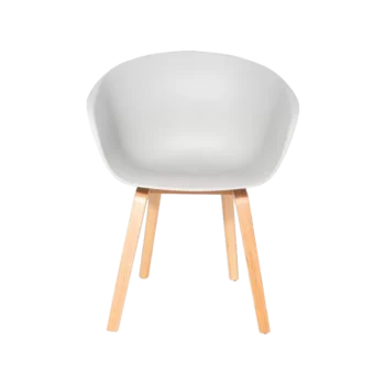 Silla Gaudi PP Blanco Base Madera