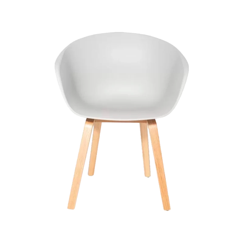 Silla Gaudi PP Blanco Base Madera