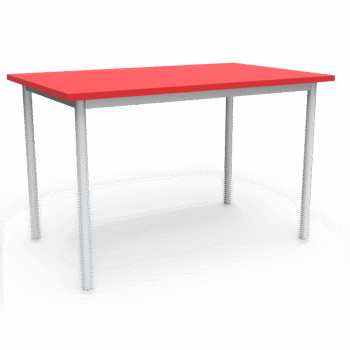 Mesa Linea Plana 120X75X75 Esquinas Rectas