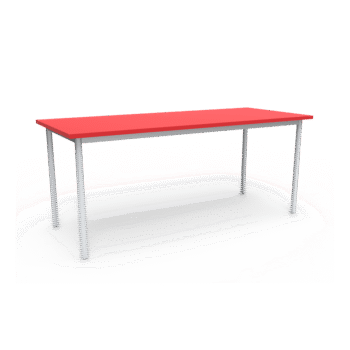 Mesa Linea Plana 180X75X75 Esquinas Rectas