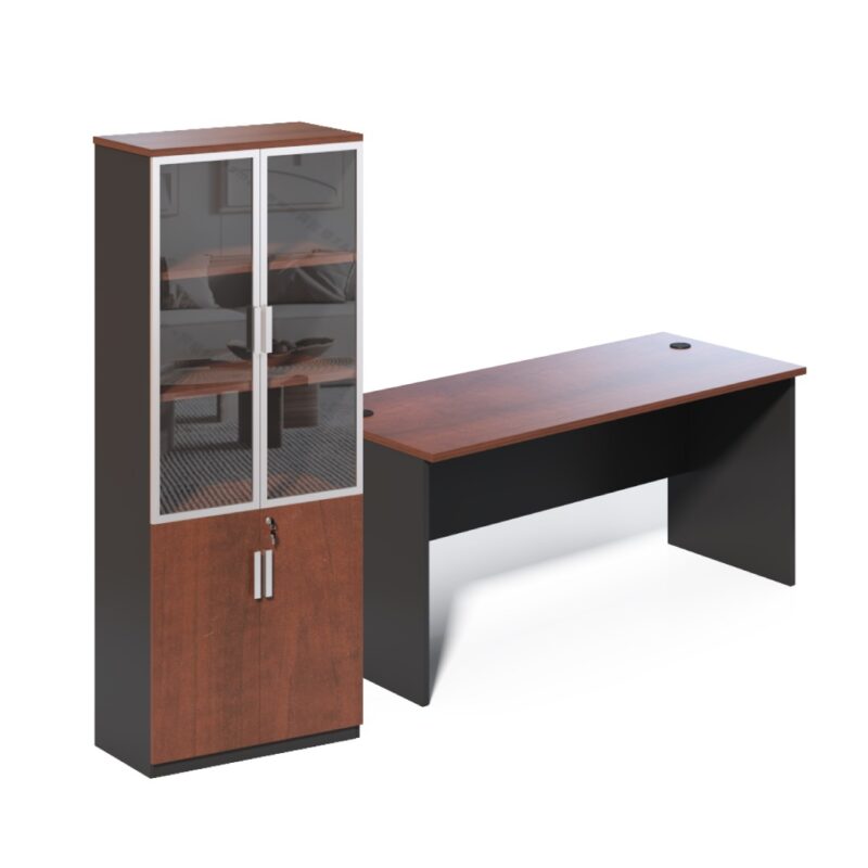 Pack Escritorio Classic Simple 160X70 + Biblioteca Classic