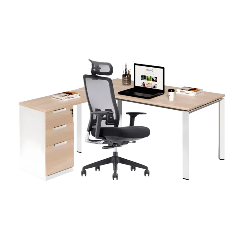 Combo muebles de Oficina: Estación de Trabajo individual Light