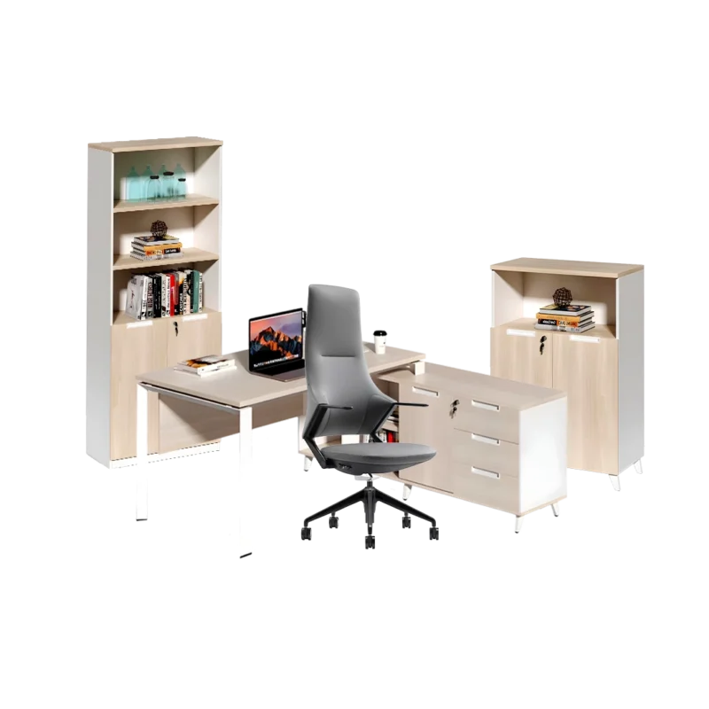 Combo muebles de Oficina: Estación de Trabajo individual Full